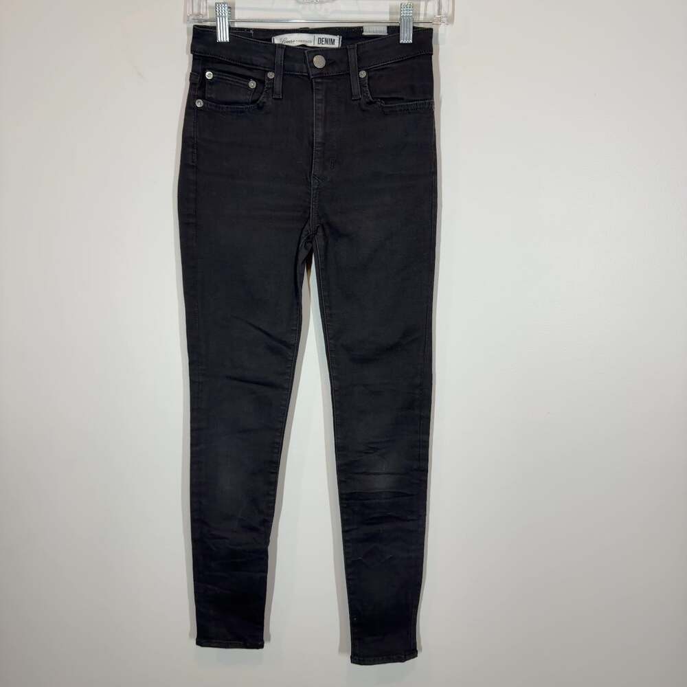 Lovers + Friends Mason Skinny Jeans Size 26 Black Alvarado Made In USA Grunge